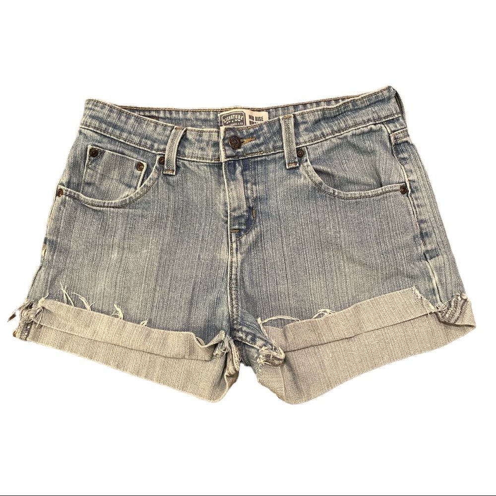 Signature Levi Blue Denim Shorts